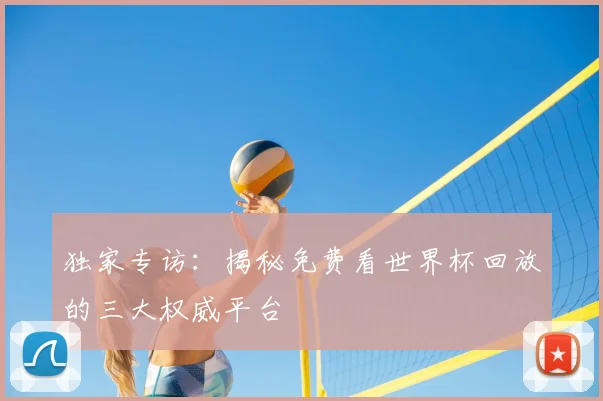 独家专访:揭秘免费看世界杯回放的三大权威平台